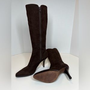 Gorgeous chocolate brown ANTONIO MELANI knee high boots